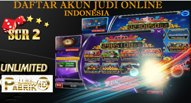 Daftar Akun Judi Online Indonesia